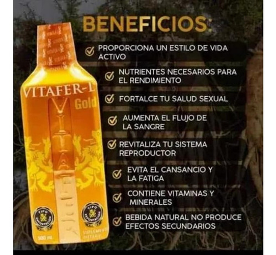 Vitafer-l Pack X 6 Multivitaminico Potenciador | 500ml Pack 2
