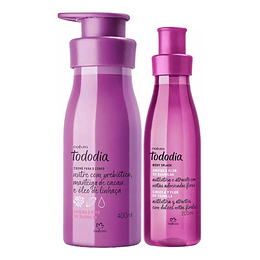 Pack Natura Tododía Ciruela Y Flor De Vainilla Oferta Regalo Body Splash + Crema