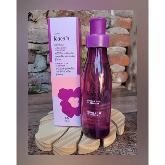 Pack Natura Tododía Ciruela Y Flor De Vainilla Oferta Regalo Body Splash + Crema