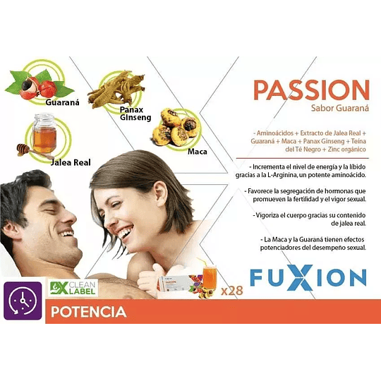 Passion De Fuxion Incrementa El Nivel De Energia Y Líbido