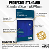 Protector Standard 66x91mm Top Deck - Color Azul