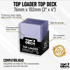 Top Loader Top Deck - 76x102mm