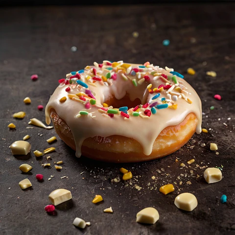 White Chocolate Donut