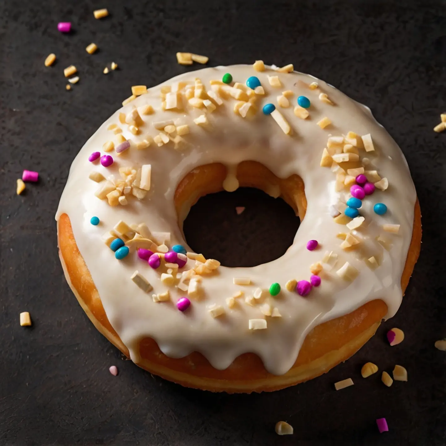 Donut de chocolate branco 4