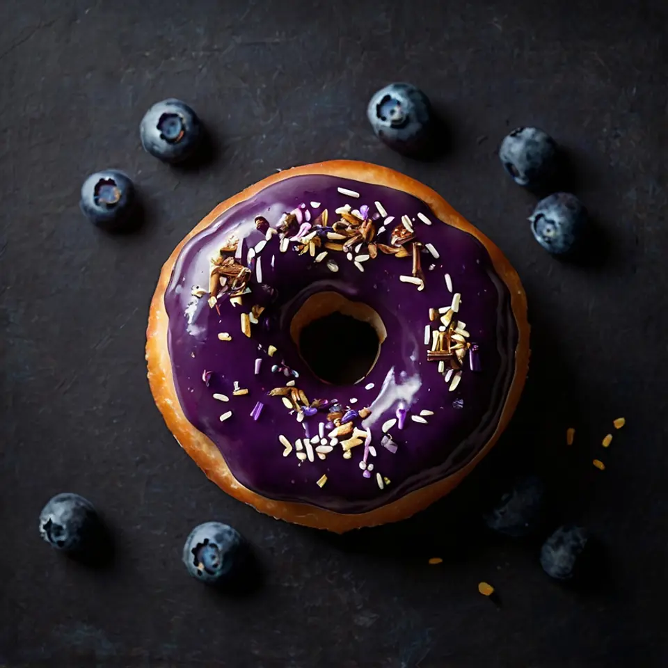 Donut de mirtilo 2