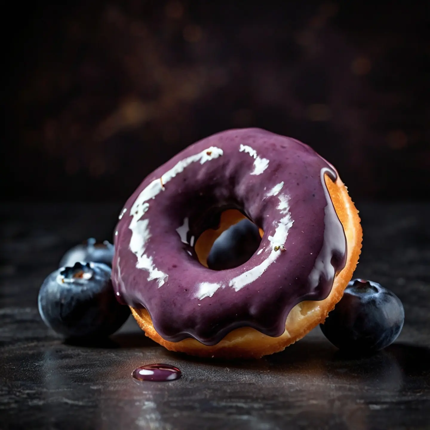 Donut de mirtilo 3