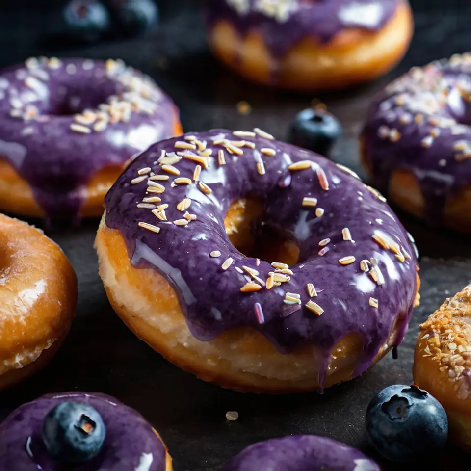 Donut de mirtilo 4