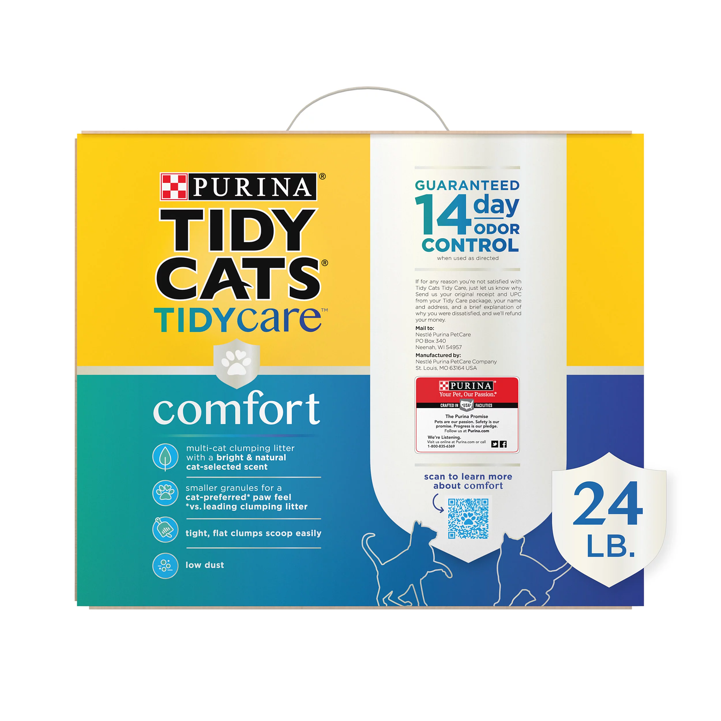 Purina Tidy Cats Tidy Care Comfort Scented Clumping Cat Litter Odor Control Low Dust Formula 4