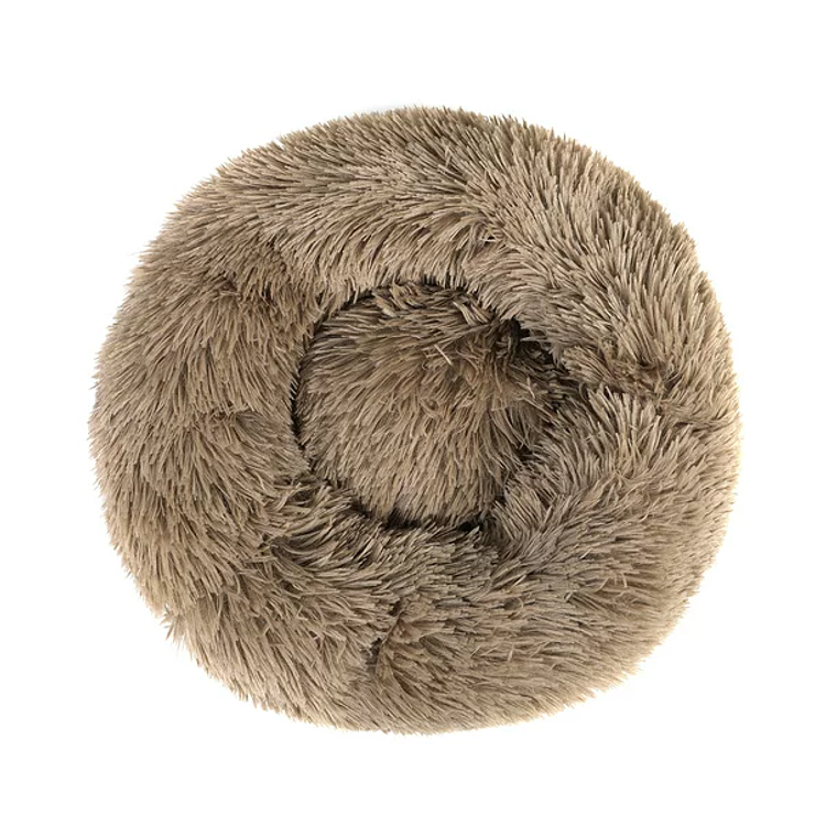 Round Plush Pet Bed for Dogs & Cats,Fluffy Soft Warm Calming Bed Sleeping Kennel Nest 4
