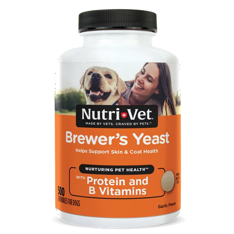 Nutri-Vet Brewer's Yeast and Garlic Chewable Tablets for Dogs 1