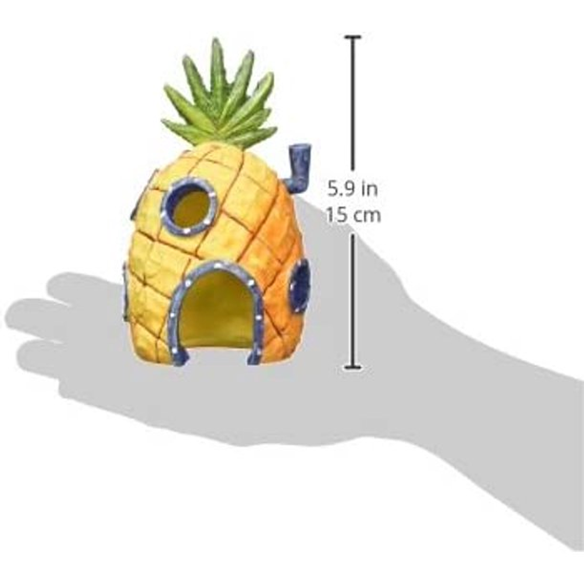 Penn-Plax SpongeBob and Pineapple House Aquarium Ornament  2 piece Set  3