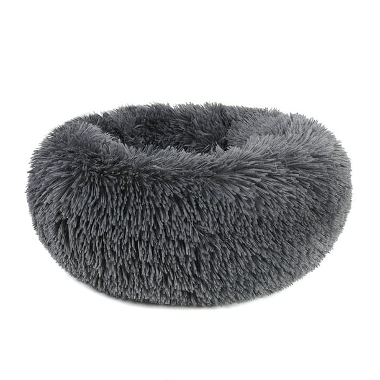 Round Plush Pet Bed for Dogs & Cats,Fluffy Soft Warm Calming Bed Sleeping Kennel Nest 7