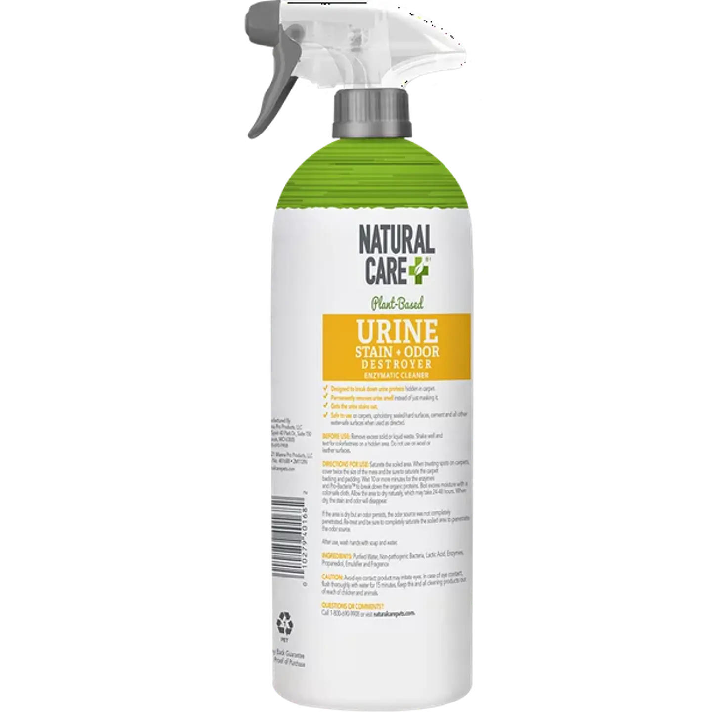 Natural Care Urine Destroyer, Plant Based Enzymatic Cleaner 2