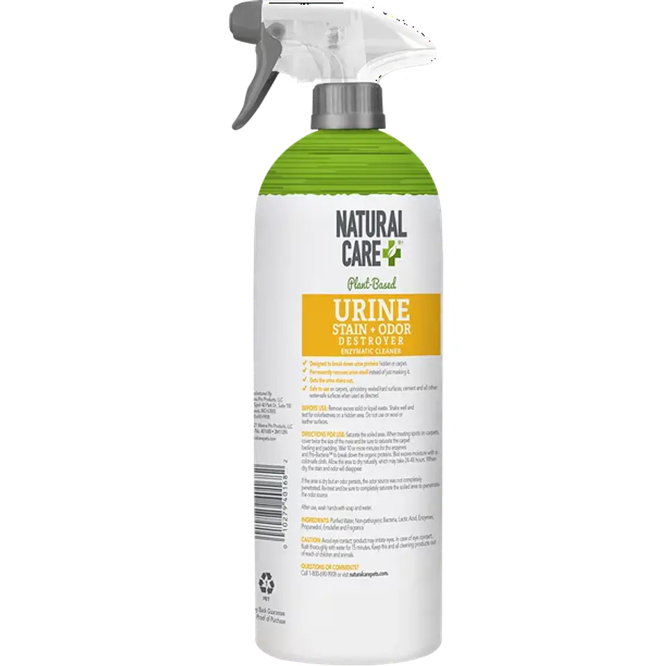 Natural Care Urine Destroyer, Plant Based Enzymatic Cleaner 2