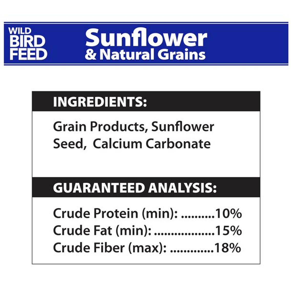 Global Harvest Foods Sunflower & Grains Wild Bird Feed 4
