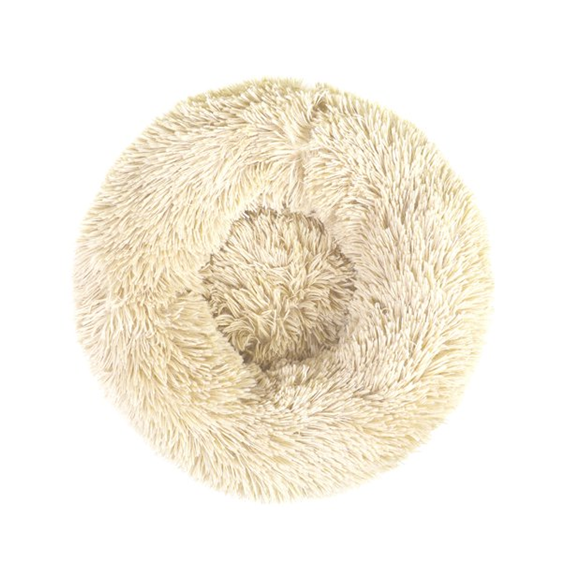 Round Plush Pet Bed for Dogs & Cats,Fluffy Soft Warm Calming Bed Sleeping Kennel Nest 10
