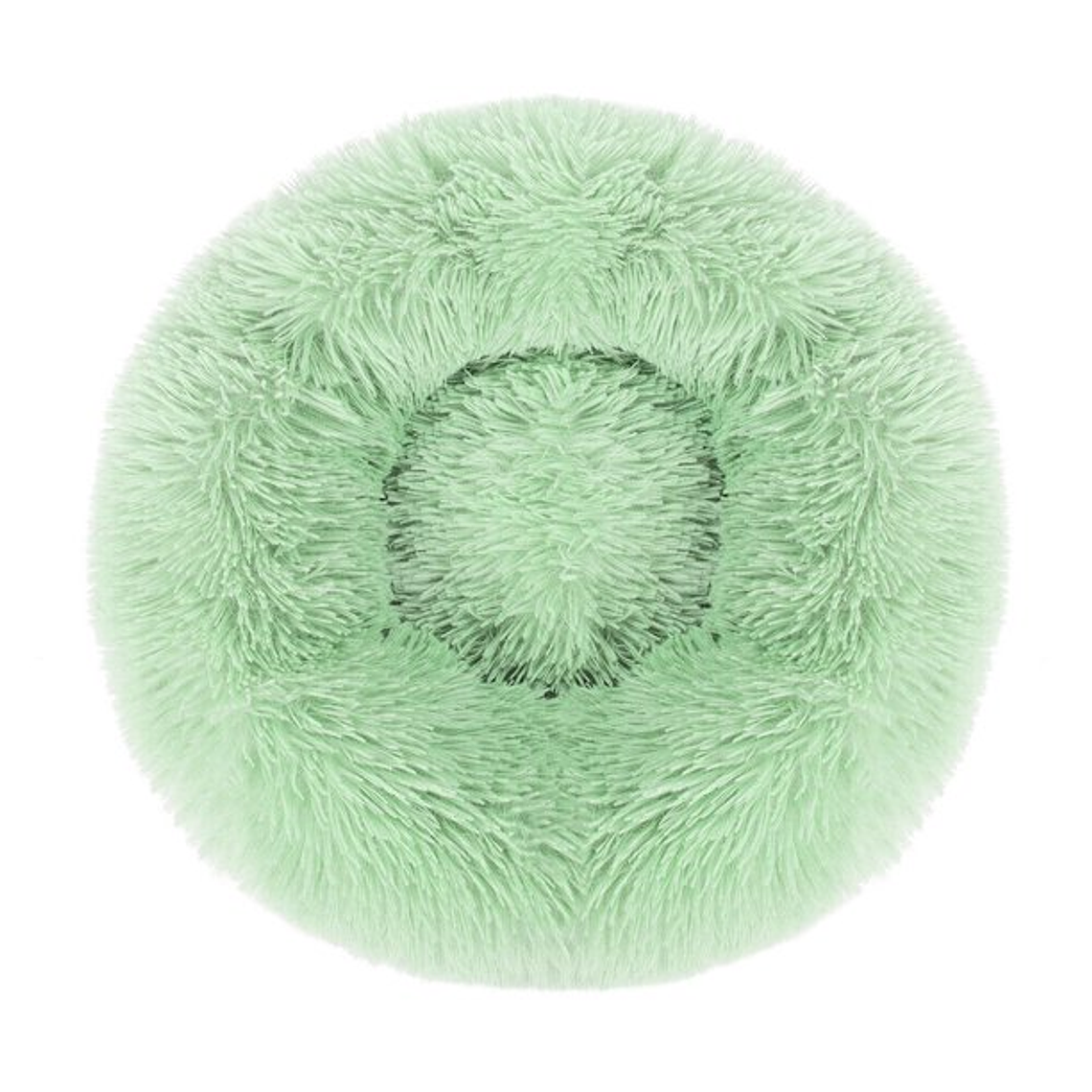 Round Plush Pet Bed for Dogs & Cats,Fluffy Soft Warm Calming Bed Sleeping Kennel Nest 13