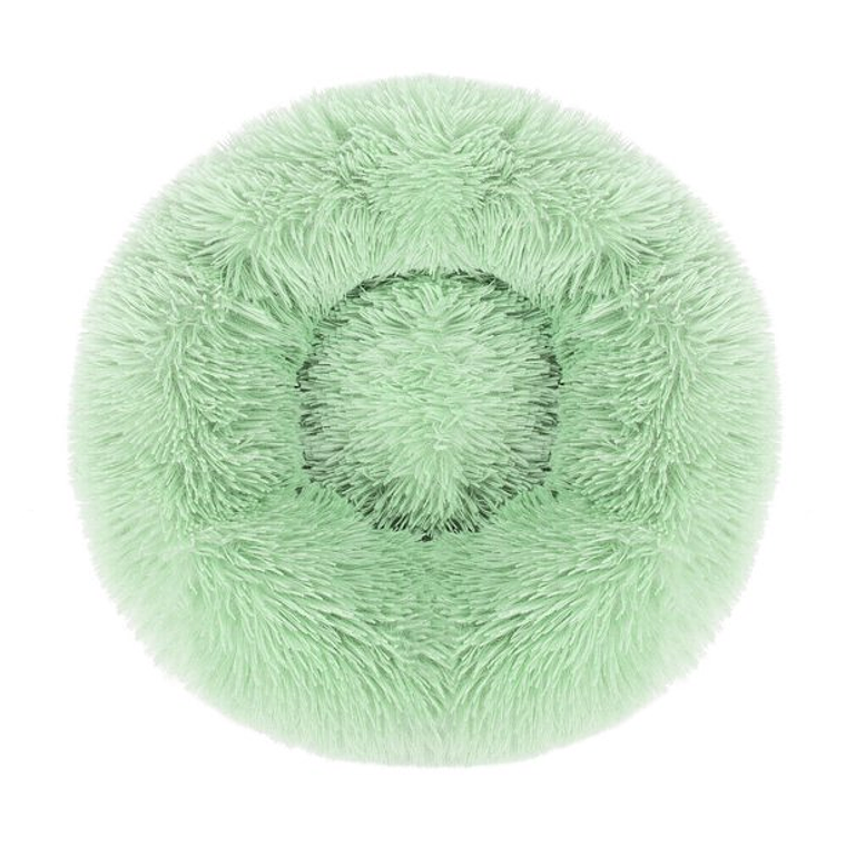 Round Plush Pet Bed for Dogs & Cats,Fluffy Soft Warm Calming Bed Sleeping Kennel Nest 13