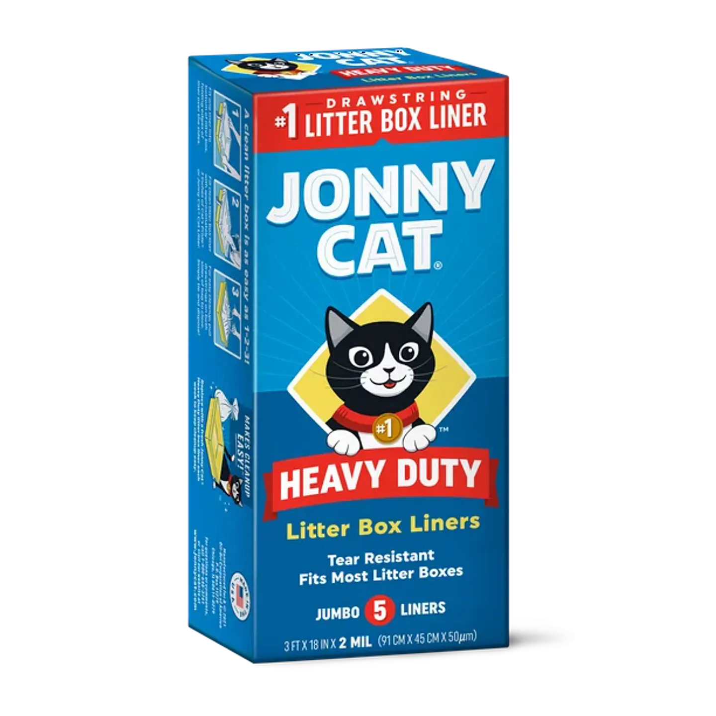Jonny Cat Heavy Duty Jumbo Cat Litter Box Liners 1