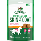 Greenies Dog Supplements Chicken Flavor Soft Chews Treats for Skin & Coat Health 1