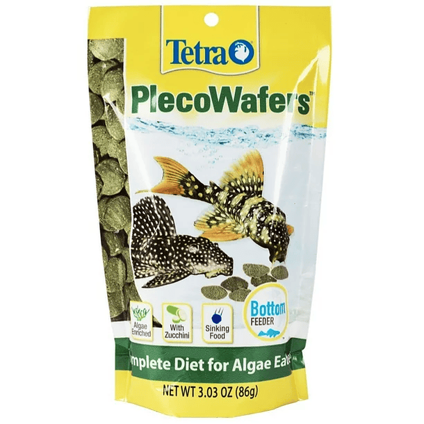 Tetra Plecowafers Alimento de peixe nutricionalmente equilibrado para comedores de algas 1