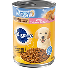Pedigree Chopped Ground Dinner Pollo y carne de res Alimento húmedo para perros para cachorros 5