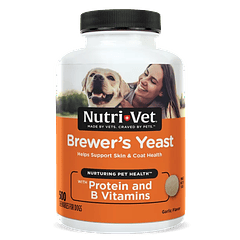 Nutri-Vet Brewer's Yeast and Garlic Chewable Tablets for Dogs