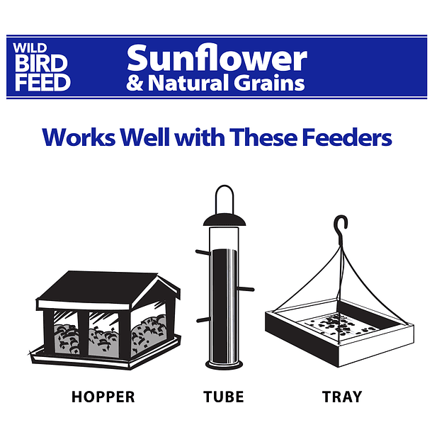 Global Harvest Foods Sunflower & Grains Wild Bird Feed 3