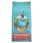Purina One Tender Selects Blend Dry Cat Food Salmon 1