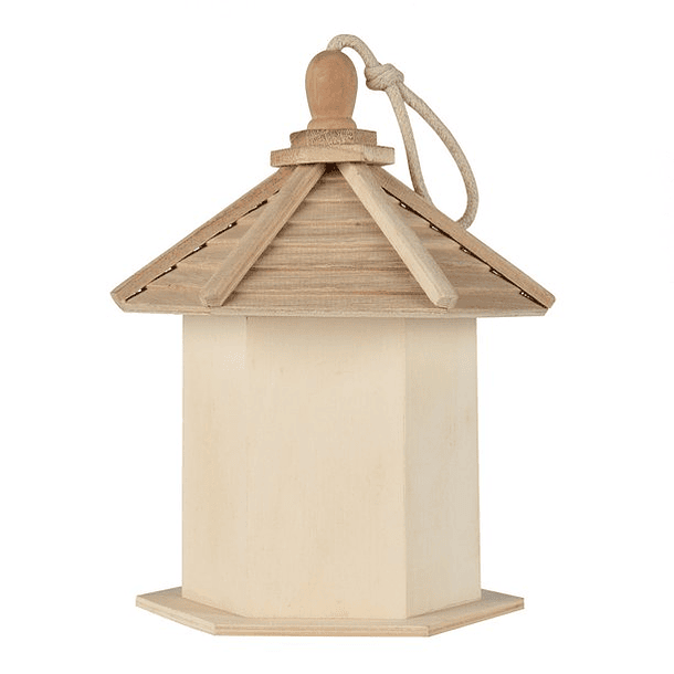 Pompotops Outside Wooden Bird House for Small Bird Chickadees Sparrows 5