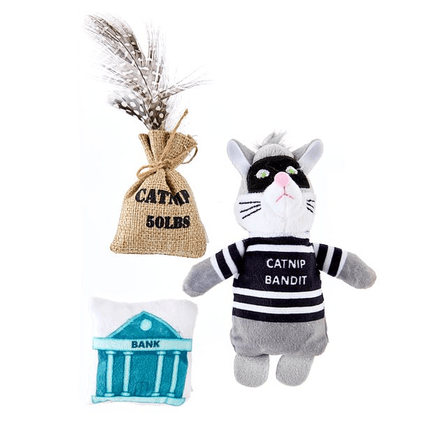 Vibrant Life Catnip Bandit Cat Toy, 3 Pieces 1