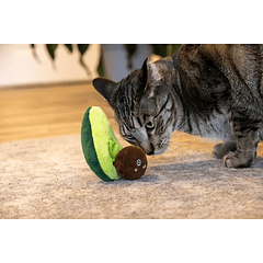 Vibrant Life Avocado Cat 3.14" Peluche con Bungee