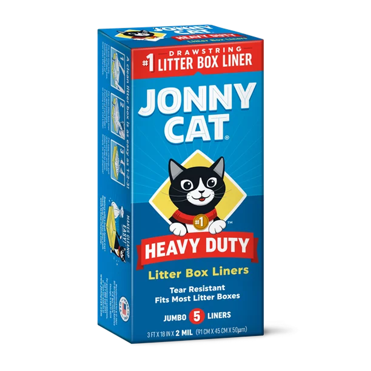 Jonny Cat Heavy Duty Jumbo Cat Litter Box Liners 1