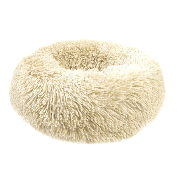 Round Plush Pet Bed for Dogs & Cats,Fluffy Soft Warm Calming Bed Sleeping Kennel Nest 6