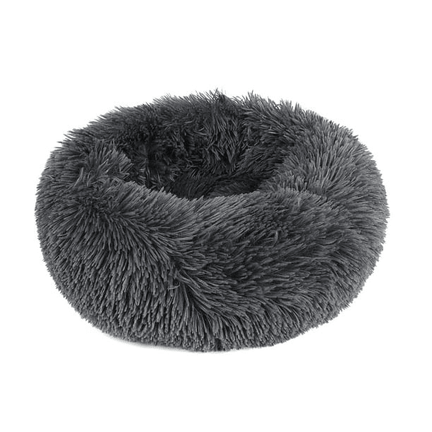 Round Plush Pet Bed for Dogs & Cats,Fluffy Soft Warm Calming Bed Sleeping Kennel Nest 11