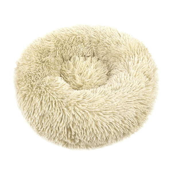 Round Plush Pet Bed for Dogs & Cats,Fluffy Soft Warm Calming Bed Sleeping Kennel Nest 14