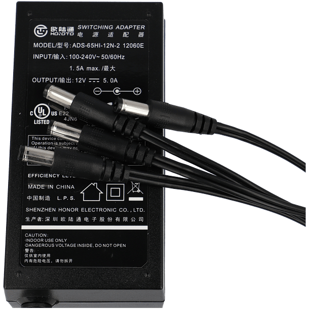 Fonte de Alimentação  dc 12v 5a 1