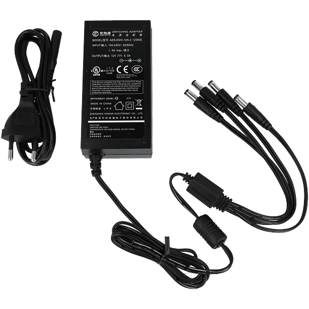 Fonte de Alimentação  dc 12v 5a 2