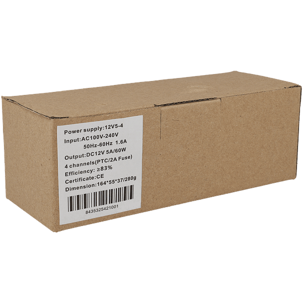 Fonte de Alimentação  dc 12v 5a 2