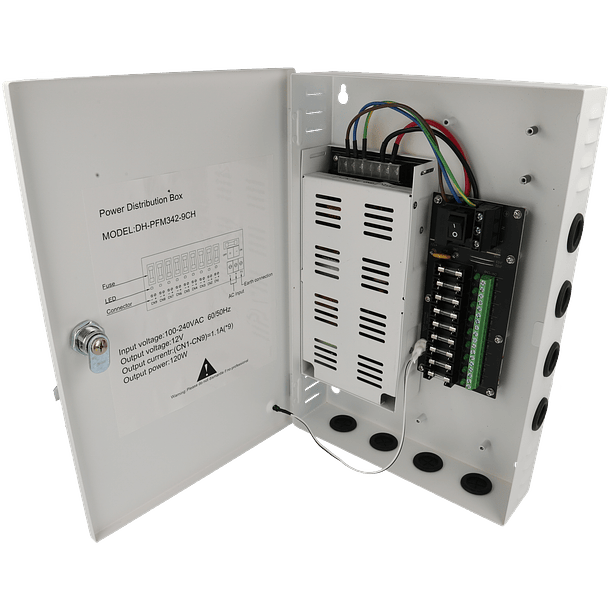 Fonte de Alimentação DAHUA dc 12v 10a 1