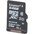 Cartão sd KINGSTON 64 gb 1