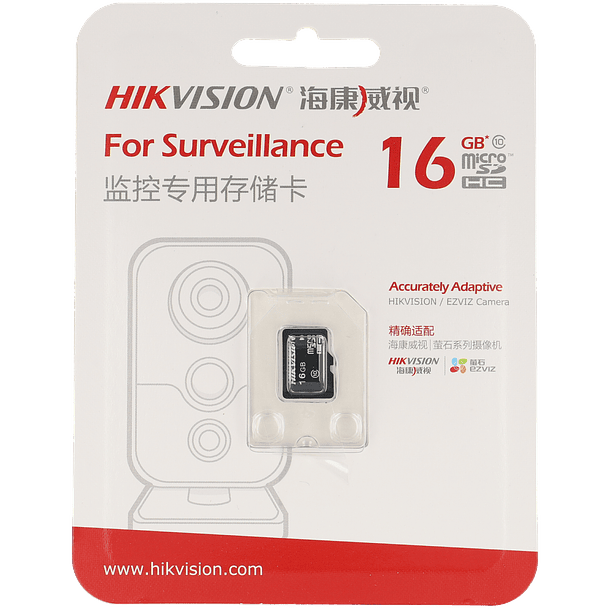 Cartão sd HIKVISION PRO 16 gb 