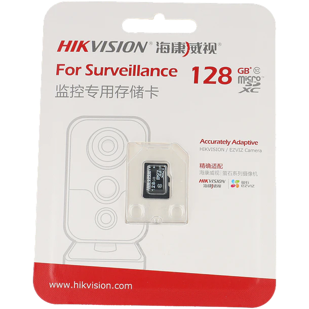 Cartão sd HIKVISION PRO 128 gb 1