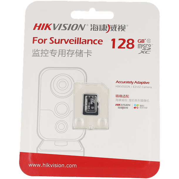 Cartão sd HIKVISION PRO 128 gb 1