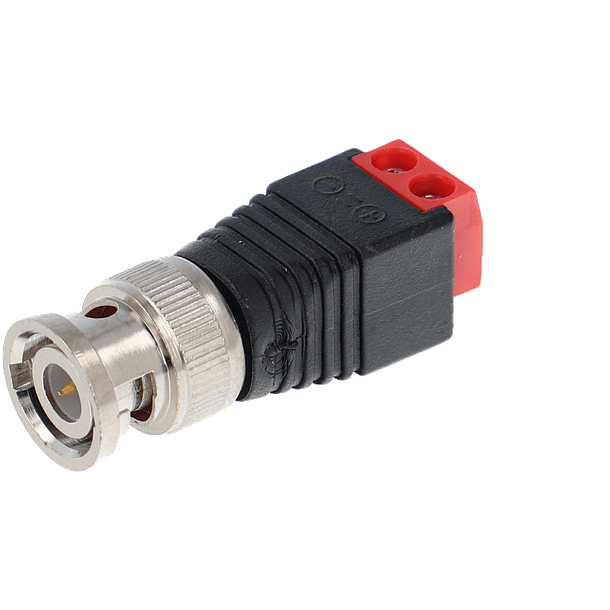 Bnc macho saída + / de 2 terminais 