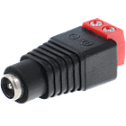 Dc fêmea saída +/ - de 2 terminais 2