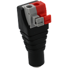 Dc fêmea saída +/ - de 2 terminais 1