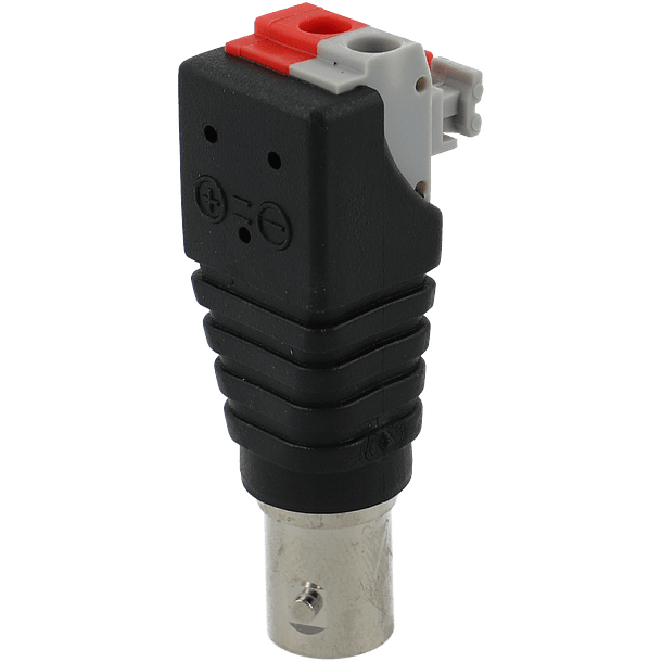 Bnc fêmea com saída + / - de 2 terminais 1