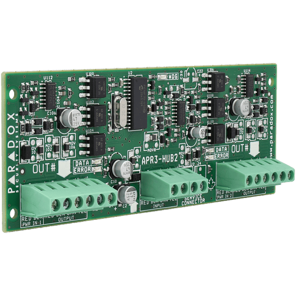 Módulo isolador e amplificador de sinal para bus PARADOX 1