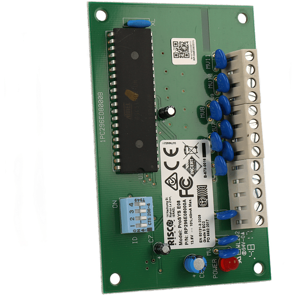 Módulo de expansão de 8 saídas de relé RISCO 2